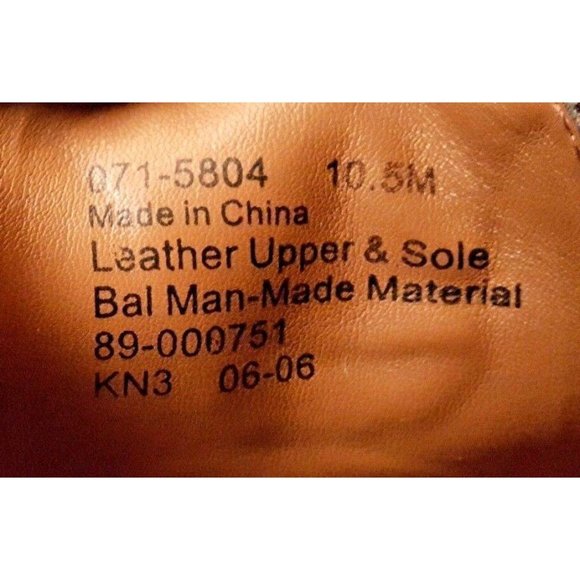 Perry Ellis Portfolio Style Square Toe Black Dress Shoes 10.5 M Lace Up Oxfords - Picture 9 of 12